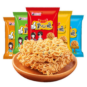 派力特掌心脆40包多口味600g 干脆面干吃面方便面童年怀旧休闲零食 /粮油调味 /方便食品 /方便面 商品图1