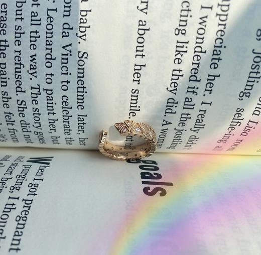 LHWINDSOR 满心开口戒指Full heart ringins素圈心形叠戴指环 商品图5