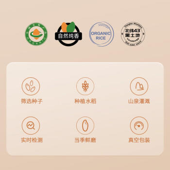 长白山有机东北大米 稻花香粥米 真空包装 有机认证 5斤 当季新米上市 /粮油调味 /米 /稻花香米 商品图4
