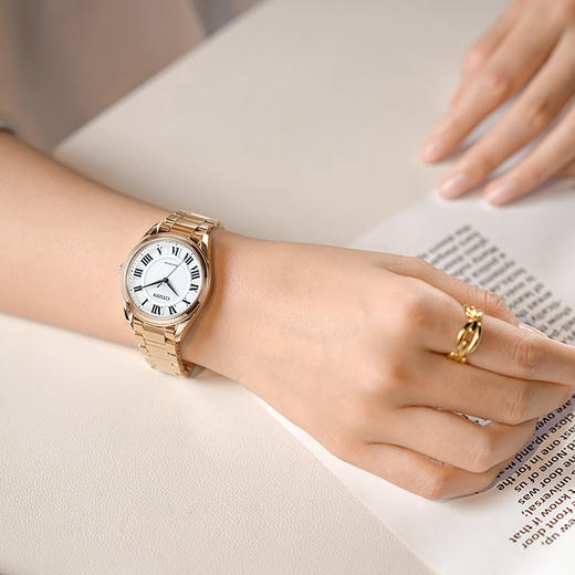 VIP-EM0973-55A 西铁城Citizen西铁城官方复古光动能情侣对表手表AW1694-50A（可能无电） 商品图2