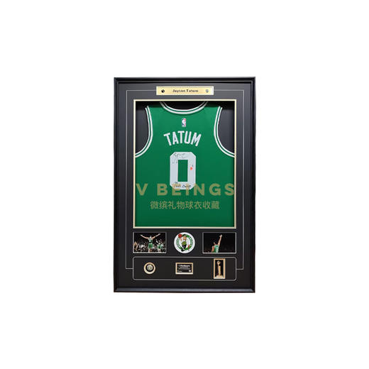 收藏系列 塔图姆 24总冠军加签 凯尔特人队0号 绿色 亲笔签名球衣 商品图0