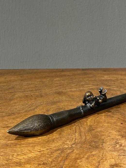 毛笔形青铜文房镇纸，顺丰包邮 商品图11