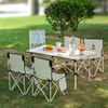 【自营】时乐鸟　轻奢桌椅五件套户外折叠椅桌子凳子 SLN-009 商品缩略图4