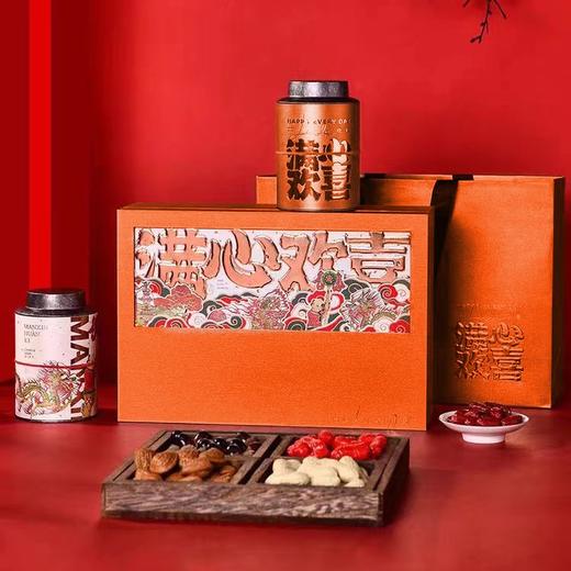 朴大师满心欢喜礼盒凤凰单丛茶武夷正山小种乌龙茶红茶新年礼盒 商品图3