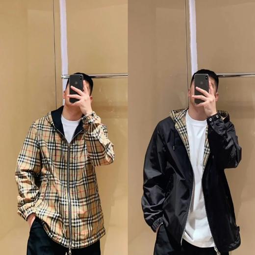 B家格子双面夹克外套（JN） 商品图1