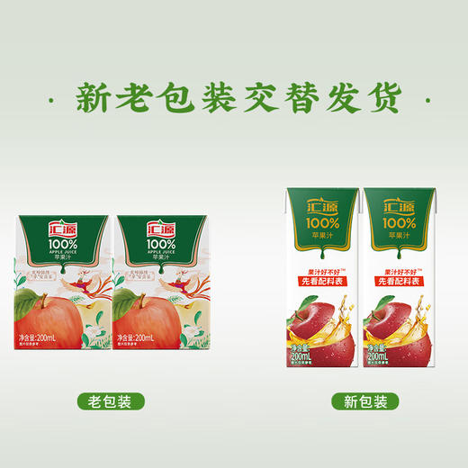 汇源100%苹果汁200ml*12盒礼盒 商品图5