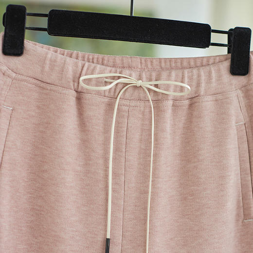 【高货wl】全新升级【铂金会员220/天猫289/差价69】(14041) 洛诗琳冬季通勤松紧腰休闲时尚气质垂感卫裤羊毛阔腿裤女 商品图4