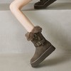 【预售5天】灰咖色厚底雪地靴女冬季新款两穿加绒加厚东北雪地棉鞋KYD&KK10900 商品缩略图4