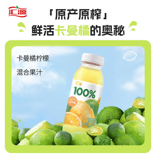 汇源100%阳光柠檬混合果汁300ml*8瓶 商品图3