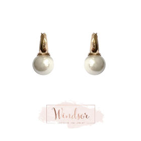 LHWINDSOR原创设计Caramel太妃糖珍珠耳环