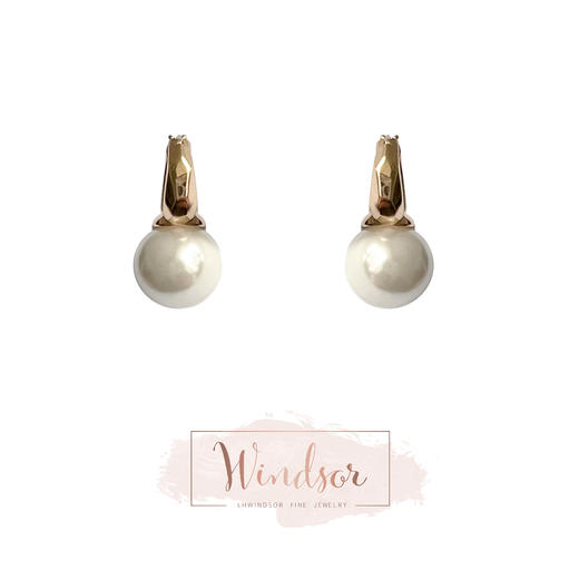 LHWINDSOR原创设计Caramel太妃糖珍珠耳环 商品图0