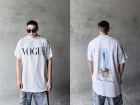 B家 VOGU*E 联名后背灯塔短袖（JN）