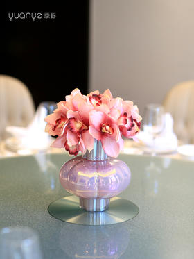 蝴蝶兰蕙兰仿真花摆设花客厅兰花假花轻奢装饰餐桌书桌家庭洗手台