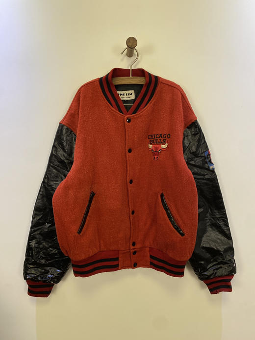 90年代 Vintage FINE LINE NEW YORK 棒球外套 校队外套 休闲外套 _CJK(L) 商品图3