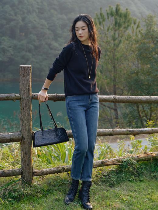 邓肯羊绒半高领毛衫FZ0082 商品图9