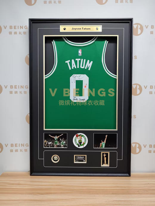 收藏系列 塔图姆 24总冠军加签 凯尔特人队0号 绿色 亲笔签名球衣 商品图1