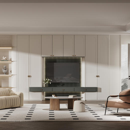 【定制衣柜】顾家家居整装定制一体化整家全屋定制 米纳尔衣柜 商品图1