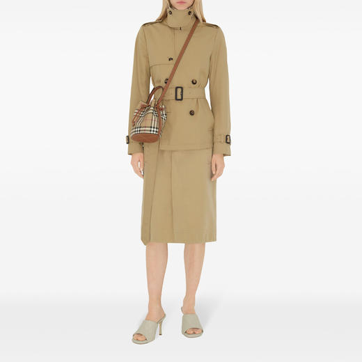 【一】BURBERRY 巴宝莉 女士迷你 TB 水桶包 格子色 8100486 A9534 商品图3