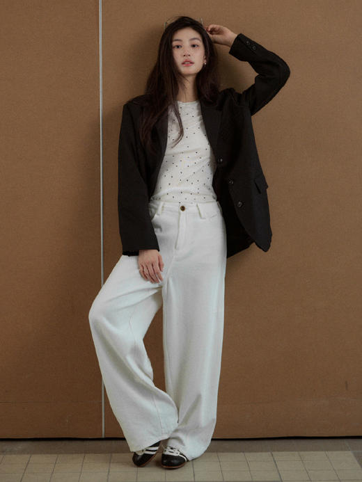 Even Vintage| 天丝羊毛混纺 叠穿真两件修身针织内搭打底衫上衣 商品图1