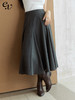 Even Vintage|优雅气质重工A字大裙摆高腰百褶裙显瘦半身裙中长款 商品缩略图0