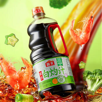 海天 白灼汁 凉拌汁1.28L  鲜的0脂肪 凉菜轻食 酱香浓鲜 大规格 /粮油调味 /调味品 /复合调味汁 商品图3