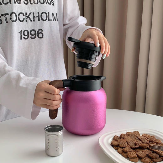 CUKELADA弱碱水钛保温壶 大容量 智能测温 按压出水 2色可选 商品图4