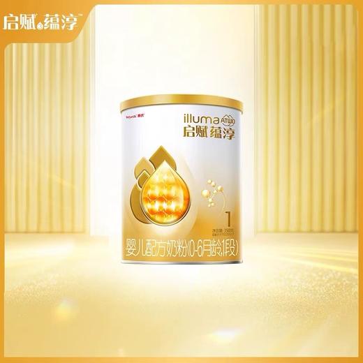 惠氏启赋蕴淳婴儿配方奶粉（0-6月龄，1段）350g 商品图0