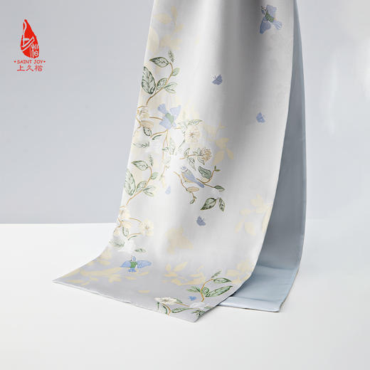 SAINTJOY/宋锦双面长巾 照花梢月   SCS23013 商品图2