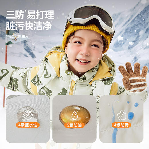 【三防透湿】迷你巴拉冬男女童插肩袖羽绒服宝宝保暖羽绒外套 商品图4