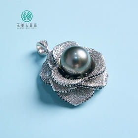 玉美人菲菲/S925大溪地珍珠吊坠约23mm