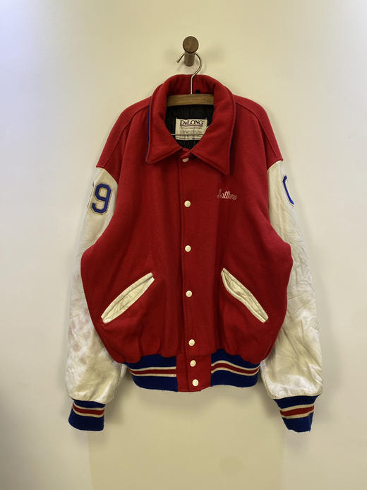 90年代 Vintage DeLONG 美国制 棒球外套 校队外套 休闲外套 _CJK(L) 商品图3