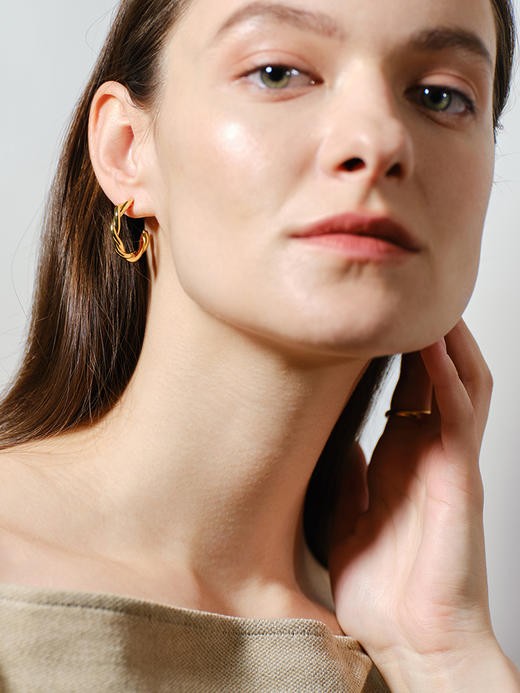 INBA074 浪漫交织-小麻花耳环｜INCH EDITION 暮光之城系列 商品图5