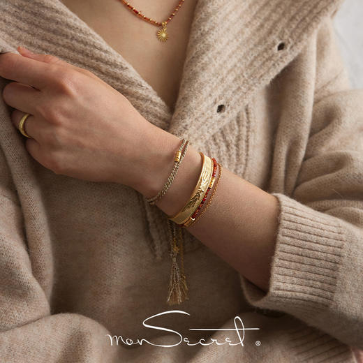 monSecret 旭日开口手镯 商品图1