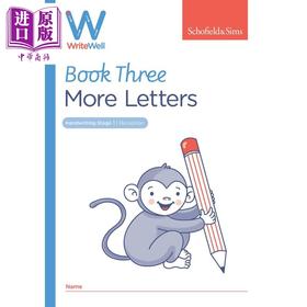 【中商原版】英国S&S教辅 WriteWell 3: More Letters  书写训练 3: 更多字母 4-5岁 英文原版 英语字母书写练习