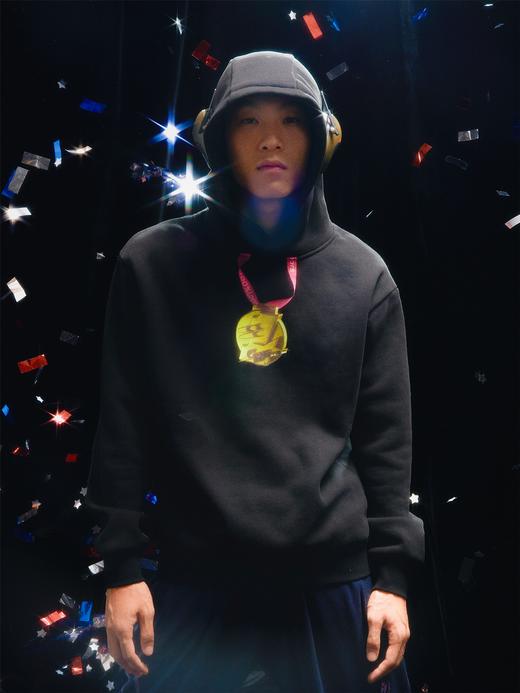 CryingCenter 奖牌加绒连帽卫衣 哭喊中心 商品图2