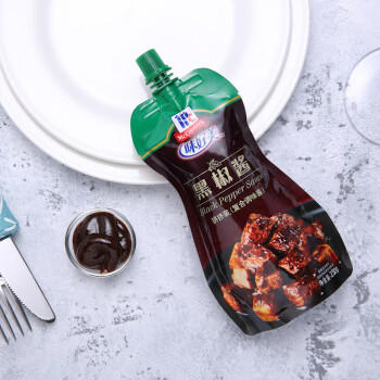 味好美（McCormicK） 调味酱/酱料黑椒酱 挤挤装230g 意面牛排调味酱 百年品牌 /粮油调味 /调味品 /西式酱料 商品图1