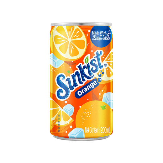 新奇士汽水橙汁200ML*24  商品图4