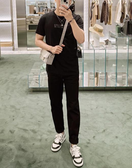 F家 长粒F刺绣圆领短袖（JN） 商品图0