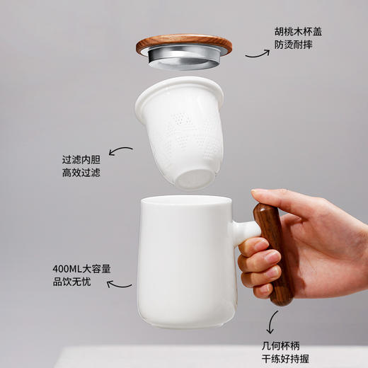 WUKEMU·吾慕品雅陶瓷创饮杯休闲杯随心杯 商品图1