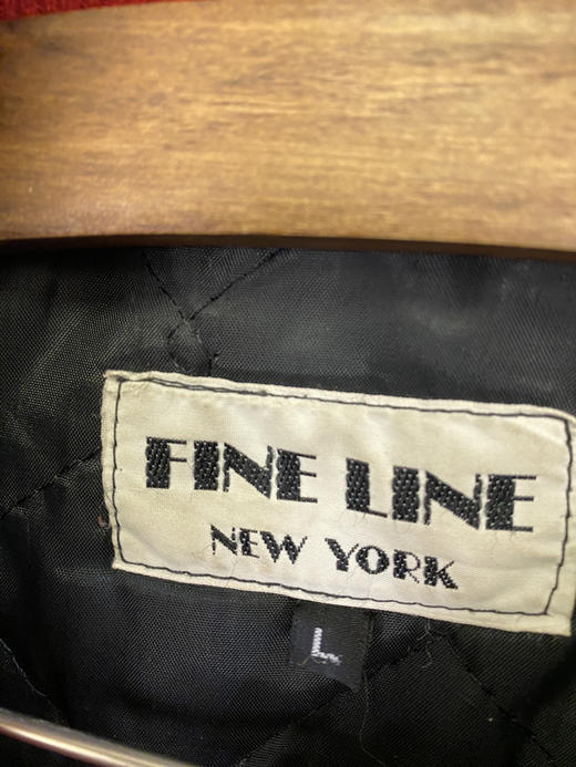 90年代 Vintage FINE LINE NEW YORK 棒球外套 校队外套 休闲外套 _CJK(L) 商品图1