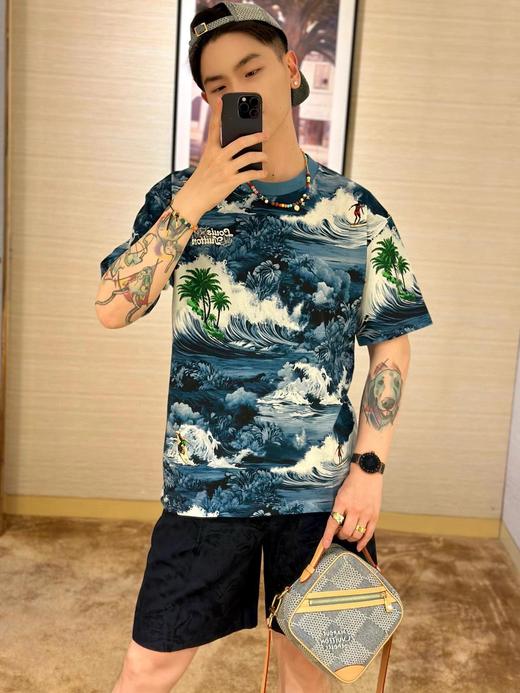 驴家 海浪印花圆领短袖（JN） 商品图1