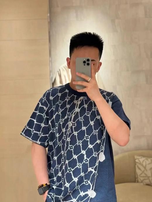 驴家 星空老花针织短袖官（JN） 商品图0