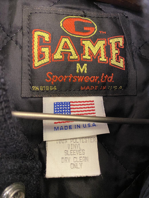 90年代 Vintage GAME 美国制 棒球外套 校队外套 休闲外套 _CJK(M) 商品图2