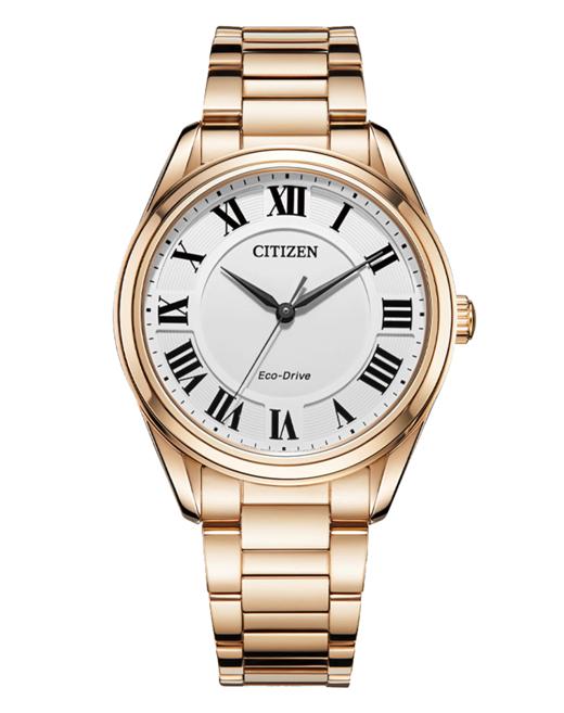 VIP-EM0973-55A 西铁城Citizen西铁城官方复古光动能情侣对表手表AW1694-50A（可能无电） 商品图0