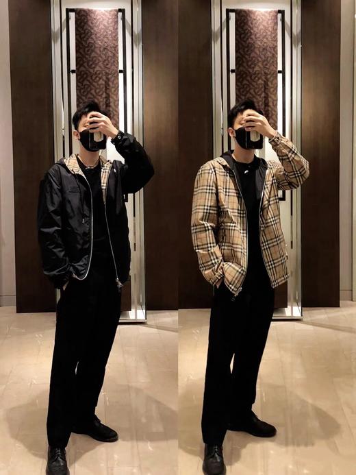 B家格子双面夹克外套（JN） 商品图0