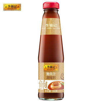 李锦记鲍鱼汁260g  0添加防腐剂 萃取自鲍鱼干贝 蘸拌捞蒸调味料 /粮油调味 /调味品 /酱油 商品图1