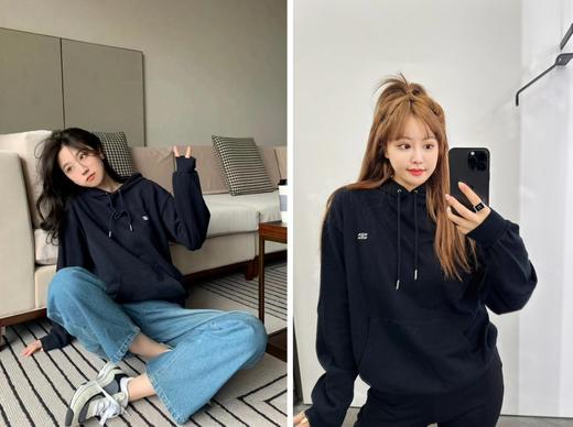 赛琳 凯旋门刺绣连帽衫（JN） 商品图1