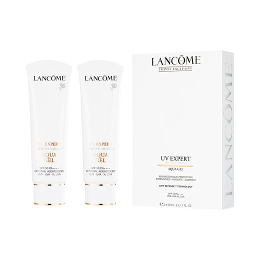 【双支装】兰蔻  LANCOME  轻透水漾防晒乳   50ml*2 商品图1