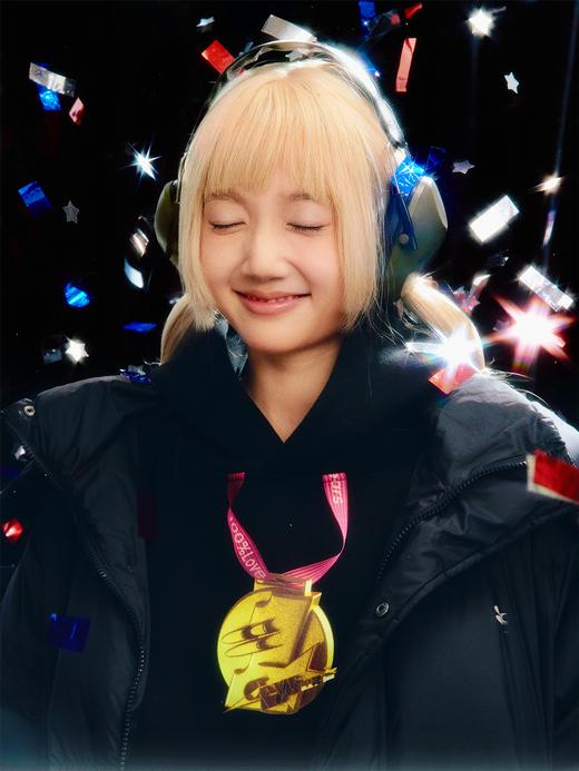 CryingCenter 奖牌加绒连帽卫衣 哭喊中心 商品图0