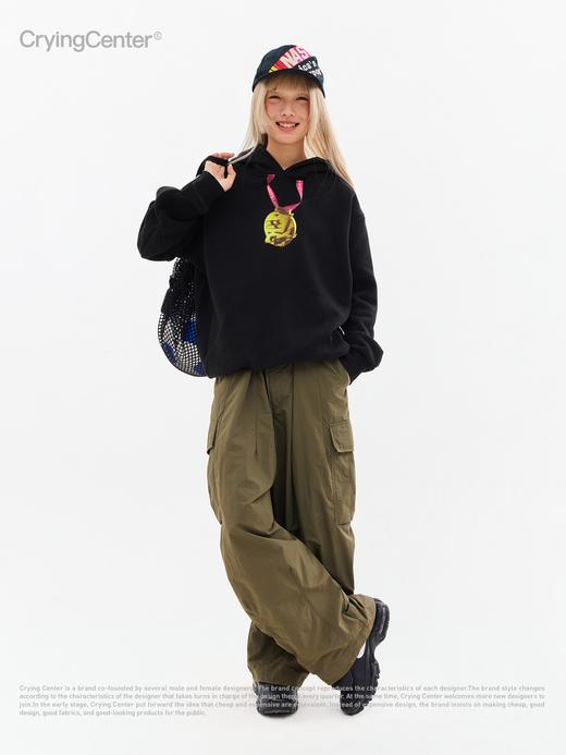 CryingCenter 奖牌加绒连帽卫衣 哭喊中心 商品图3